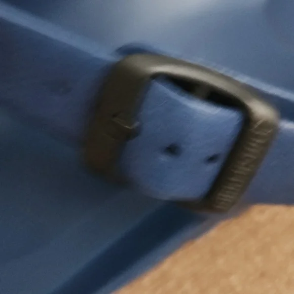 Birkenstock Navy Slide Sandals - Picture 4 of 5